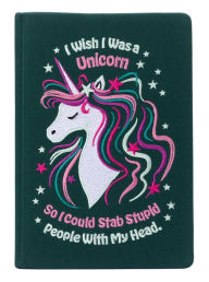Title: I Wish I Was A Unicorn Embroidered Journal, Author: Insights