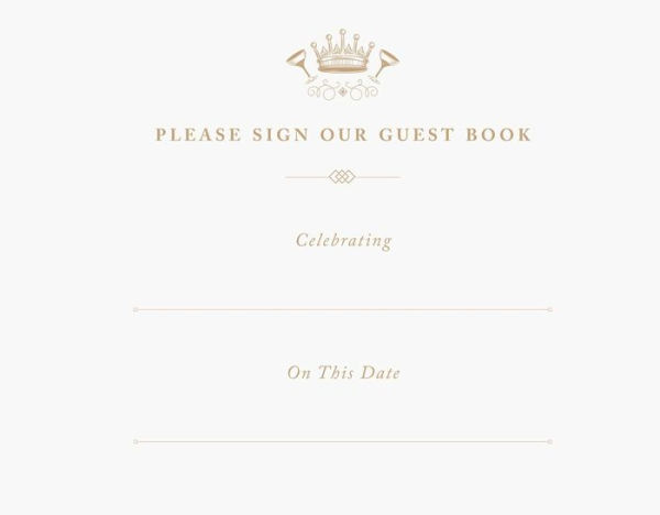 Downton Abbey Guest Book