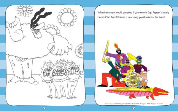 The Beatles Yellow Submarine A Creative Experience: Coloring and Activity Book