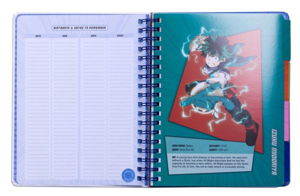 My Hero Academia: Class 1-A 12-Month Undated Planner