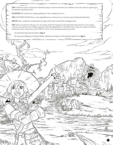 Tiny Tina's Wonderlands: A Bunkers & Badasses Coloring Adventure