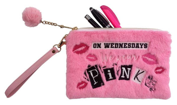 Mean Girls: On Wednesdays We Wear Pink Plush Accessory Pouch