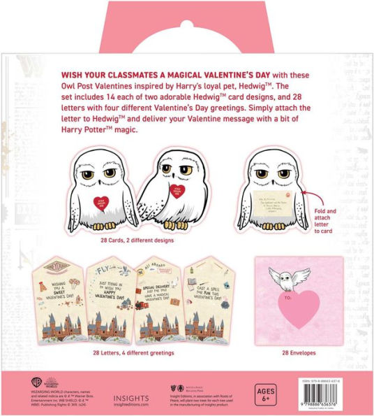 Harry Potter: Owl Post Super Valentines: School Valentines