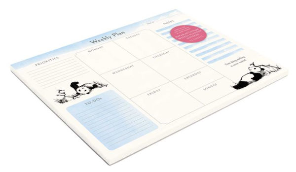 Big Panda and Tiny Dragon Weekly Planner Notepad