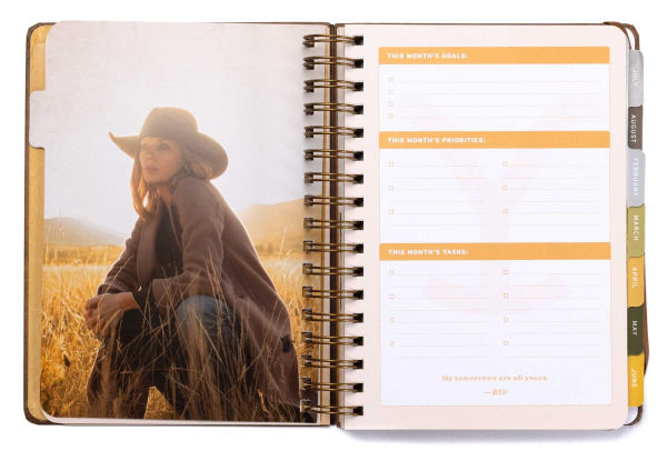 2025 Yellowstone: The Dutton Ranch 13-Month Weekly Planner