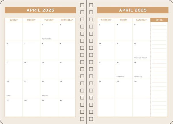 2025 Yellowstone: The Dutton Ranch 13-Month Weekly Planner