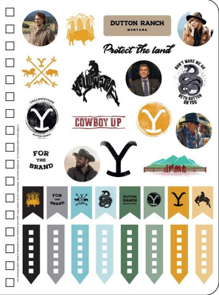 2025 Yellowstone: The Dutton Ranch 13-Month Weekly Planner