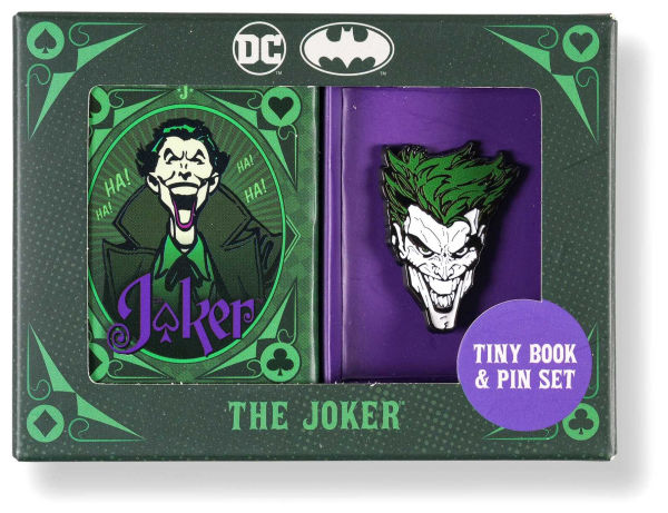 DC Comics: The Joker Tiny Book and Pin Set
