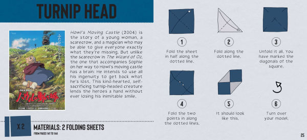 Studio Ghibli Origami: Unofficial Papercraft Projects to Create Totoro, Ponyo, Jiji, and more!