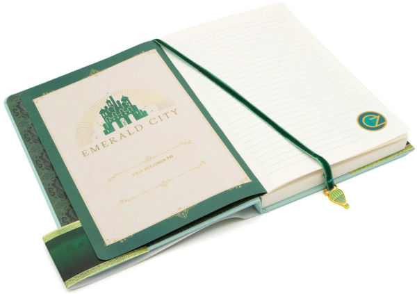 Wicked: Emerald City Journal with Ribbon Charm