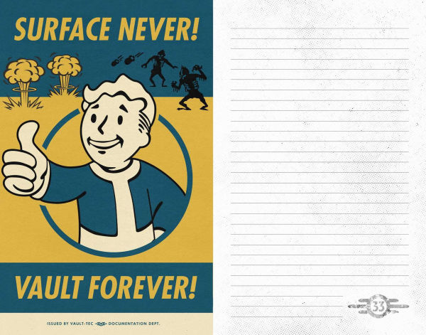 Fallout: The Official Hardcover Journal of Vault 33