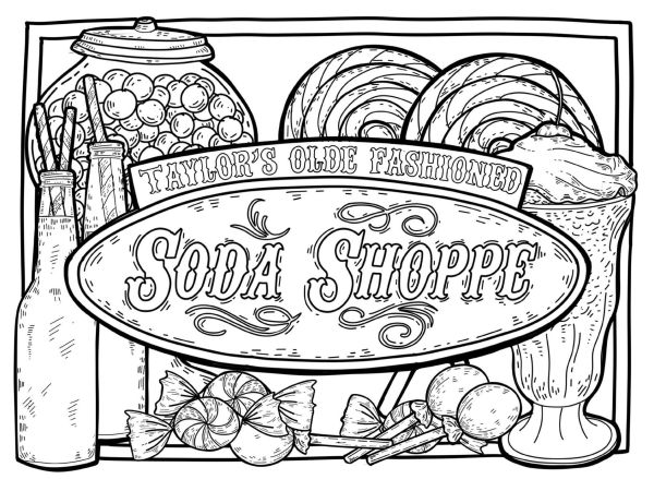 Gilmore Girls: Greetings from Stars Hollow: An Official Postcard Coloring Book