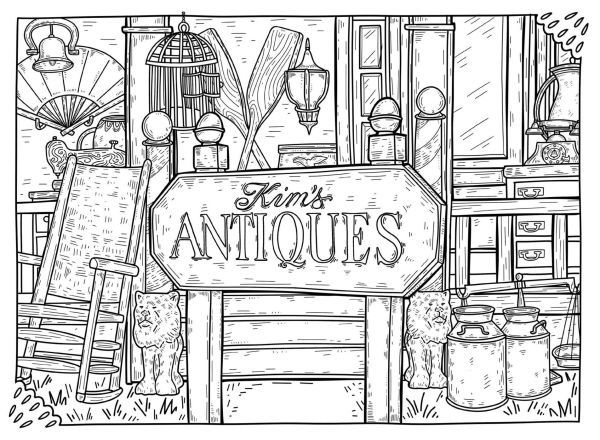 Gilmore Girls: Greetings from Stars Hollow: An Official Postcard Coloring Book