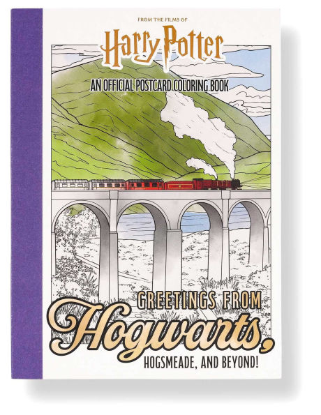 Harry Potter: Greetings from Hogwarts, Hogsmeade, and Beyond!: An Official Postcard Coloring Book