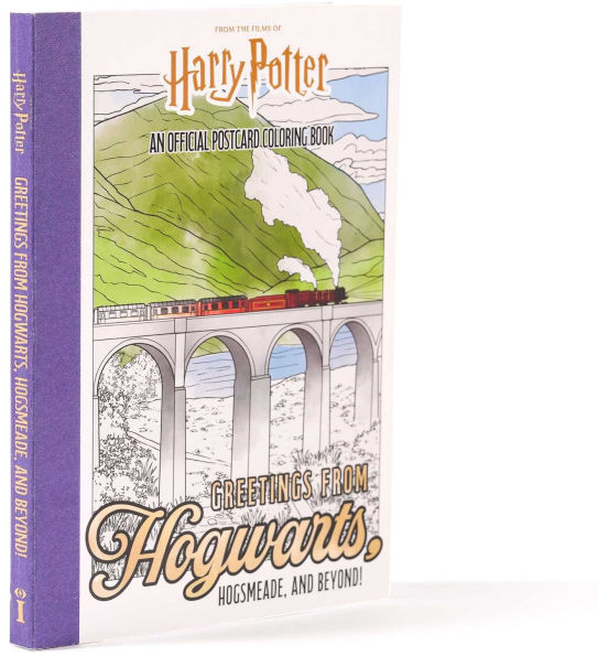 Harry Potter: Greetings from Hogwarts, Hogsmeade, and Beyond!: An Official Postcard Coloring Book
