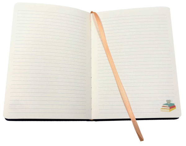 Book Lover's Embroidered Journal