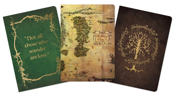 Lord of the Rings Planner Notebook Collection (Set of 3)