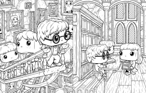 Funko Pop! Harry Potter and the Sorcerer's Stone: The Official Coloring Book