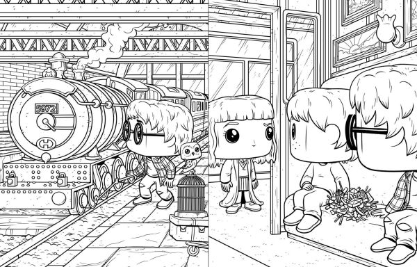 Funko Pop! Harry Potter and the Sorcerer's Stone: The Official Coloring Book