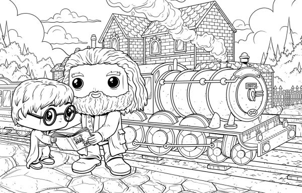 Funko Pop! Harry Potter and the Sorcerer's Stone: The Official Coloring Book