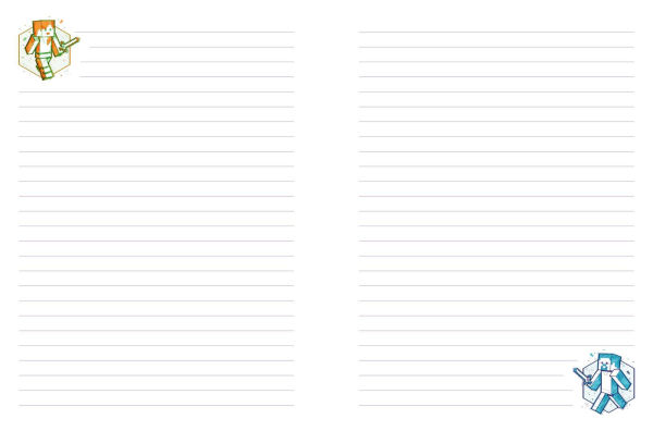 Minecraft: Hostile Mobs Spiral Notebook