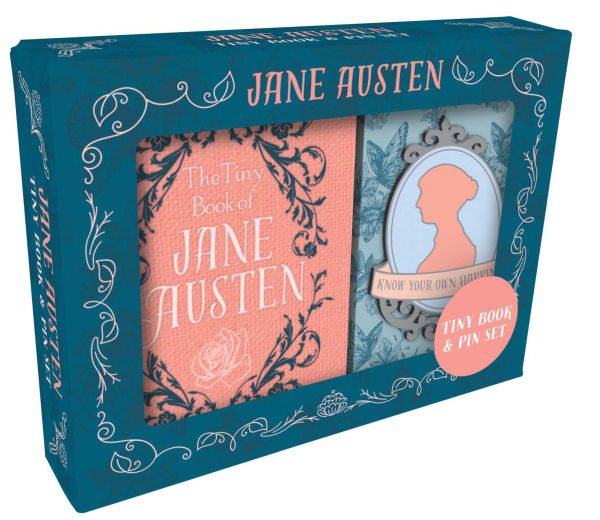 Jane Austen Tiny Book and Pin Set