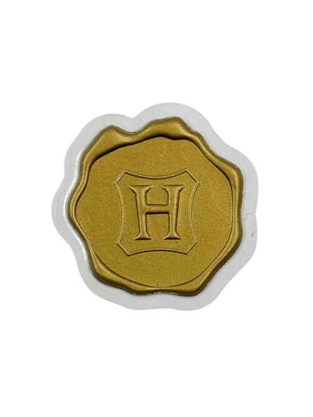 Harry Potter: Hogwarts Gold Wax Sticker Seals (Set of 50)