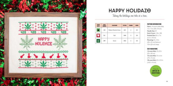 Festive As F*ck: Subversive Cross-Stitch for the Holidays