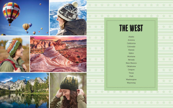 Knitting the U.S.A.: Fifty Easy-to-Follow Designs for Beautiful Beanies Inspired by Each State America