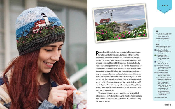 Knitting the U.S.A.: Fifty Easy-to-Follow Designs for Beautiful Beanies Inspired by Each State America