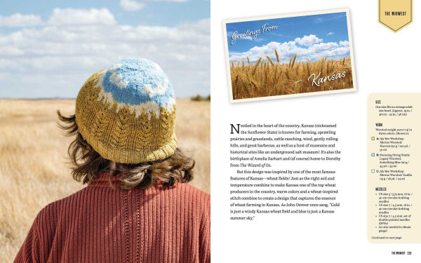 Knitting the U.S.A.: Fifty Easy-to-Follow Designs for Beautiful Beanies Inspired by Each State America