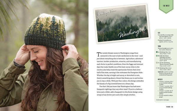 Knitting the U.S.A.: Fifty Easy-to-Follow Designs for Beautiful Beanies Inspired by Each State America