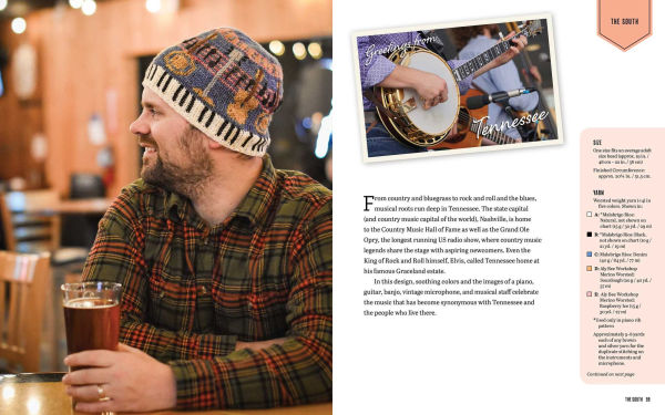 Knitting the U.S.A.: Fifty Easy-to-Follow Designs for Beautiful Beanies Inspired by Each State America