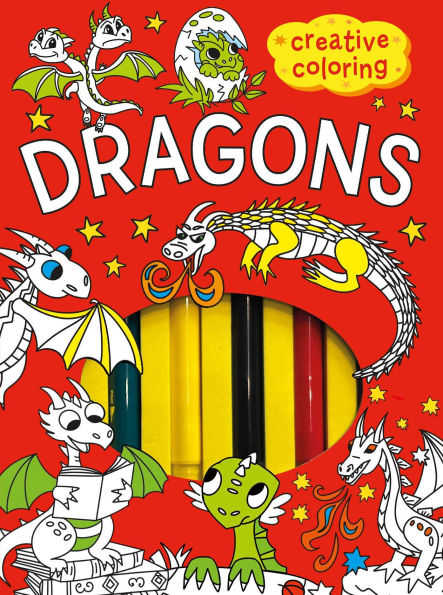 Dragons Mini-Coloring Kit