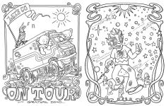 Alternative view 3 of The Official Coloring Book of Grateful Dead