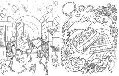 Alternative view 4 of The Official Coloring Book of Grateful Dead