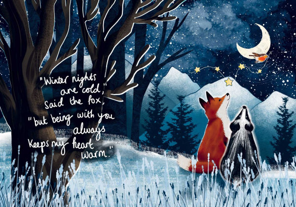 Fox Under the Moon: Seasons of Comfort and Hope