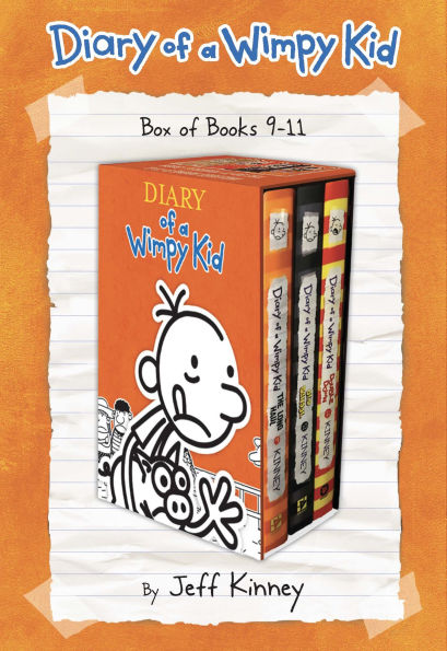 Diary of a Wimpy Kid Box of Books 9-11: The Long Haul, Old School, and Double Down