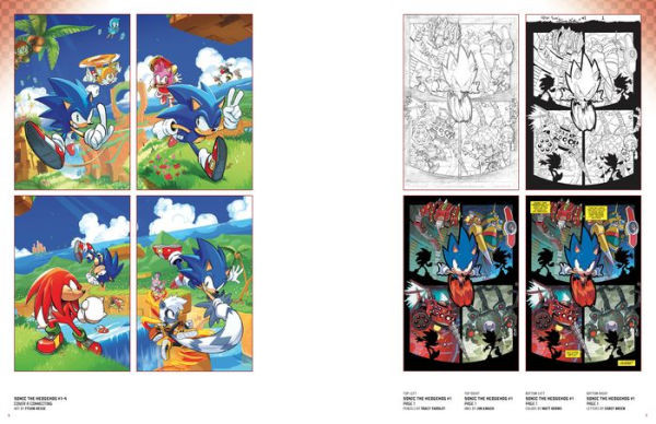 Sonic The Hedgehog: IDW Comic Art Collection