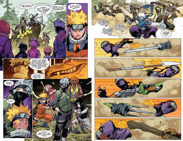 Teenage Mutant Ninja Turtles x Naruto