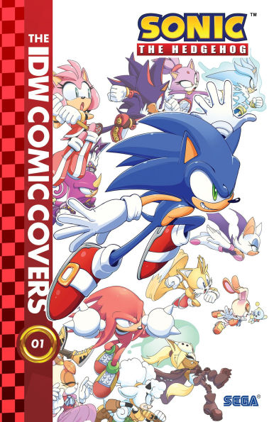 Sonic The Hedgehog: IDW Comic Covers, Vol. 1