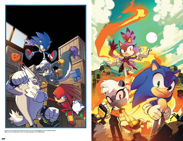 Sonic The Hedgehog: IDW Comic Covers, Vol. 1