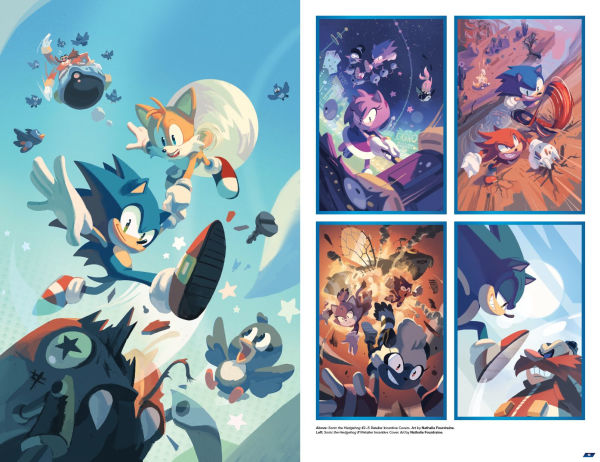 Sonic The Hedgehog: IDW Comic Covers, Vol. 1