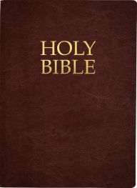 Title: KJVER Holy Bible, Large Print, Mahogany Genuine Leather, Thumb Index: (King James Version Easy Read, Red Letter, Premium Cowhide, Brown), Author: Whitaker House