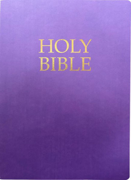 KJVER Holy Bible, Large Print, Royal Purple Ultrasoft: (King James Version Easy Read, Red Letter)