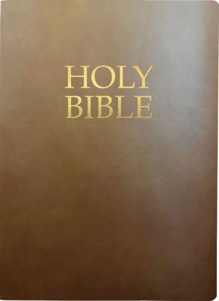 KJVER Holy Bible, Large Print, Coffee Ultrasoft: (King James Version Easy Read, Red Letter, Brown)