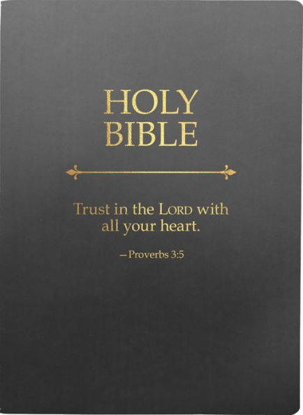 KJVER Holy Bible, Trust In The Lord Life Verse Edition, Large Print, Black Ultrasoft: (King James Version Easy Read, Red Letter, Proverbs 3:5)
