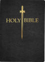 KJV Sword Bible, Large Print, Black Genuine Leather, Thumb Index: (Red Letter, Premium Cowhide, 1611 Version)