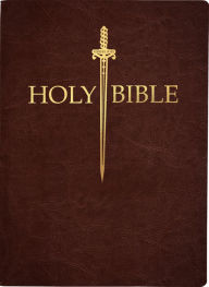 Title: KJV Sword Bible, Large Print, Mahogany Genuine Leather, Thumb Index: (Red Letter, Premium Cowhide, Brown, 1611 Version), Author: Whitaker House