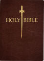 KJV Sword Bible, Large Print, Dark Mahogany Genuine Leather, Thumb Index